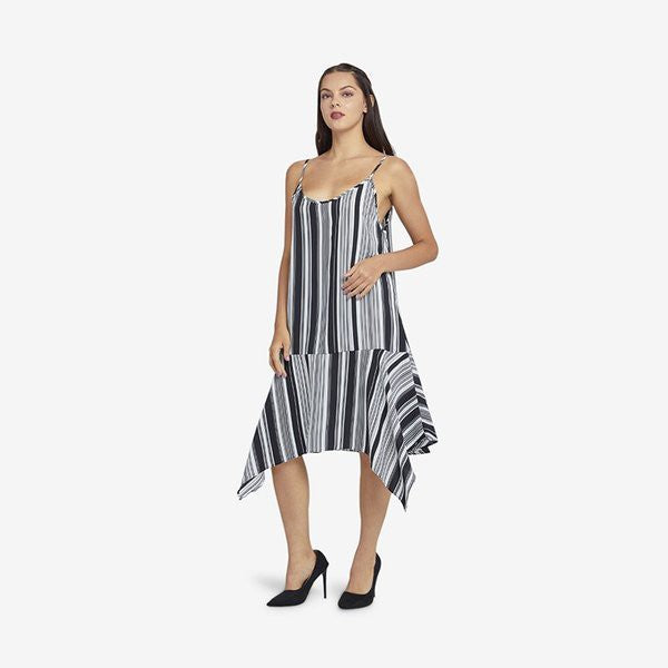 bisa Ada Fashion Dress Midi Outer Stripe-202206131504001