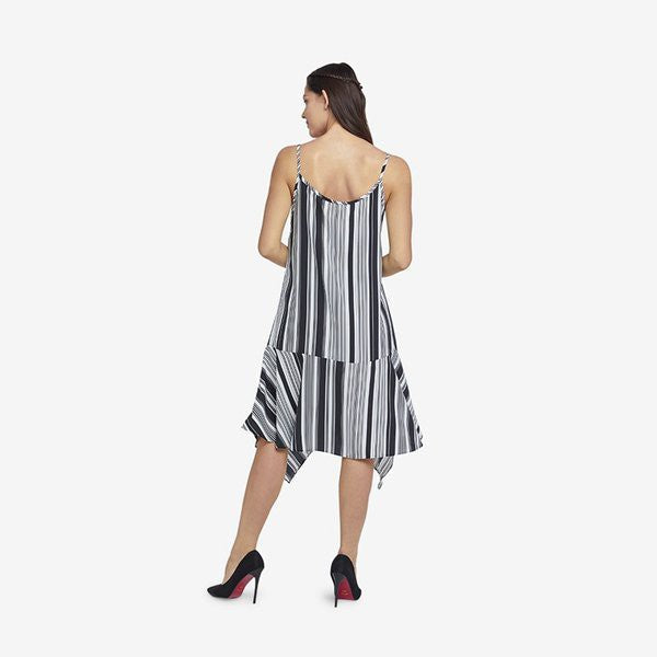 bisa Ada Fashion Dress Midi Outer Stripe-202206131504001